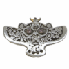 Friendly Owls Silver Pendant