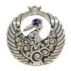 Leleka Crane Silver Pendant