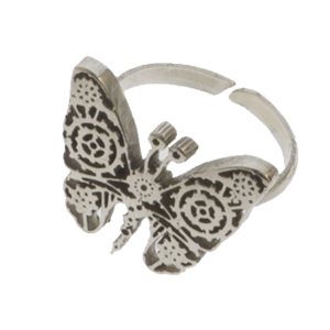 Silver Mechanical Butterfly